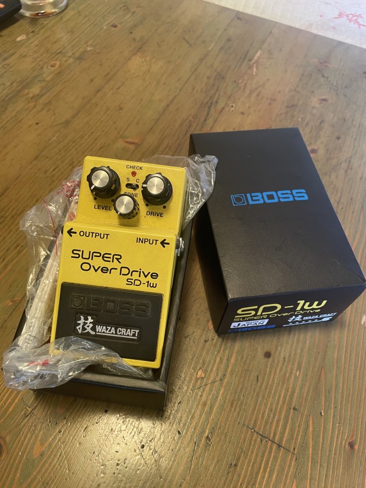 Boss Super Overdrive SD1 Waza
