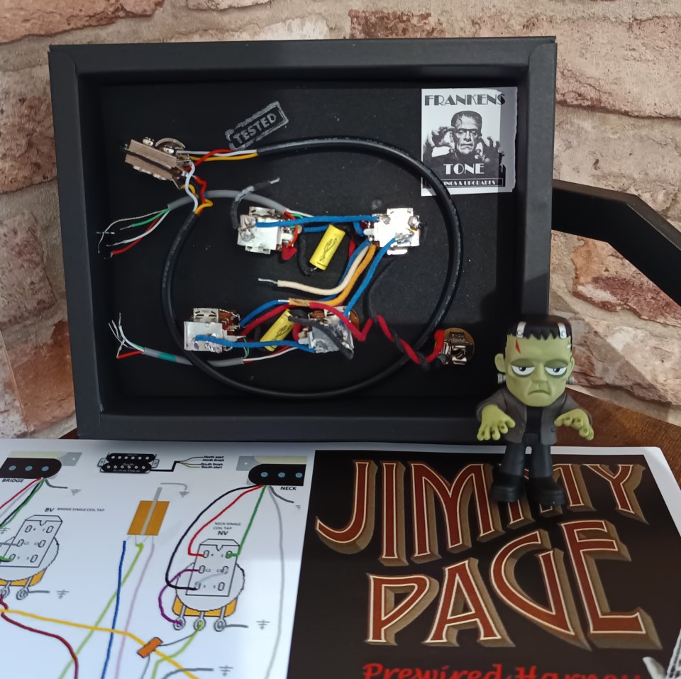 Arnes Precableado Modo "Jimmy Page" para guitarras Gibson Les paul y similares. de segunda mano · Foto 1 de 6 · Bizkaia · 130 €