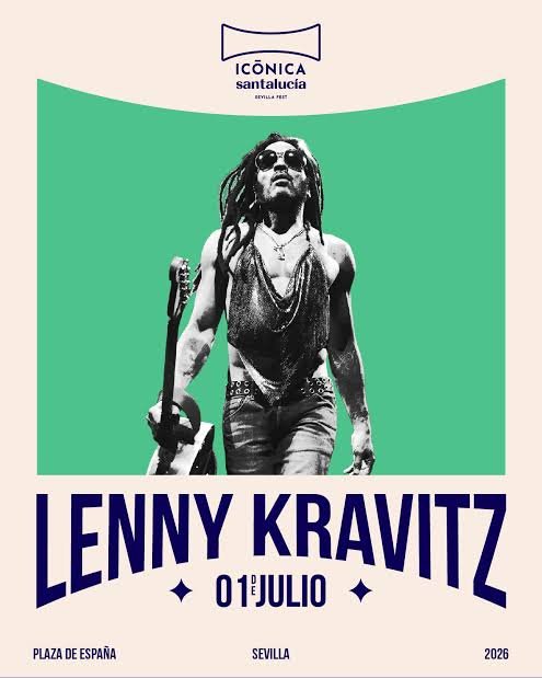 Entrada Lenny Kravitz Icónica de segunda mano · Sevilla · 60 €