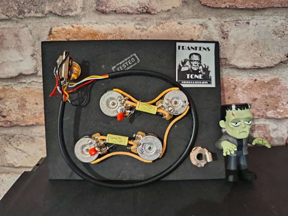 Arnes precableado para guitarras Gibson les Paul y similares de segunda mano · Foto 1 de 6 · Bizkaia · 130 €