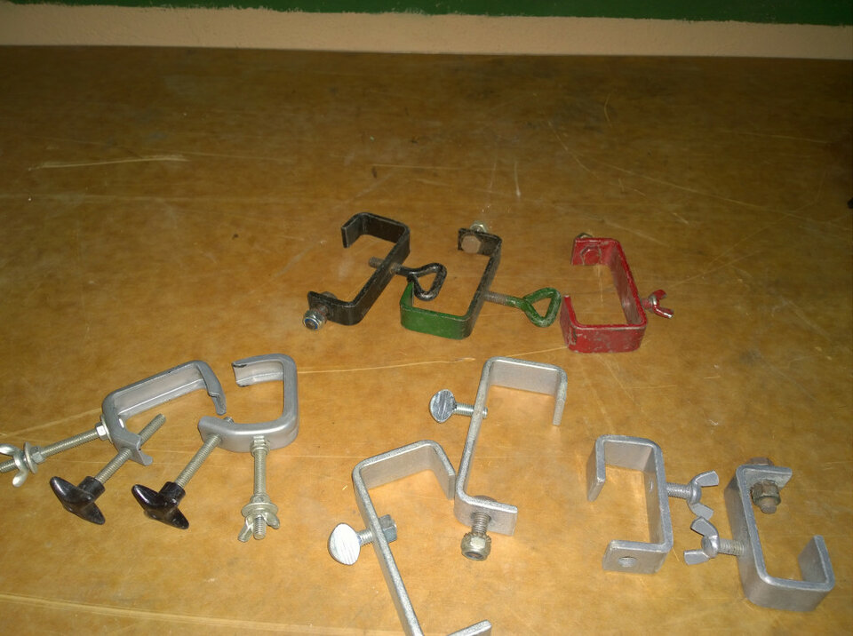 Garras para truss / ganchos de sujeción