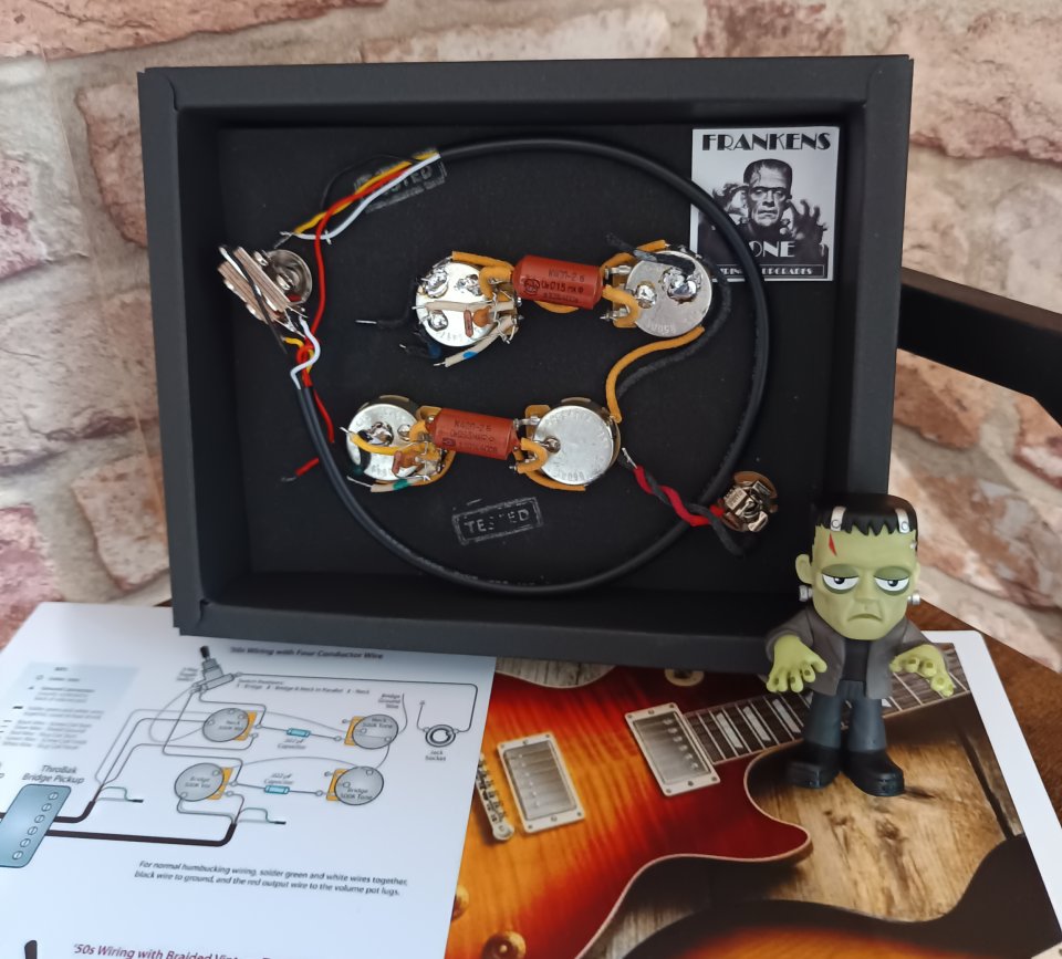 Arnes precableado para guitarras Gibson les Paul y similares de segunda mano · Foto 3 de 6 · Bizkaia · 130 €