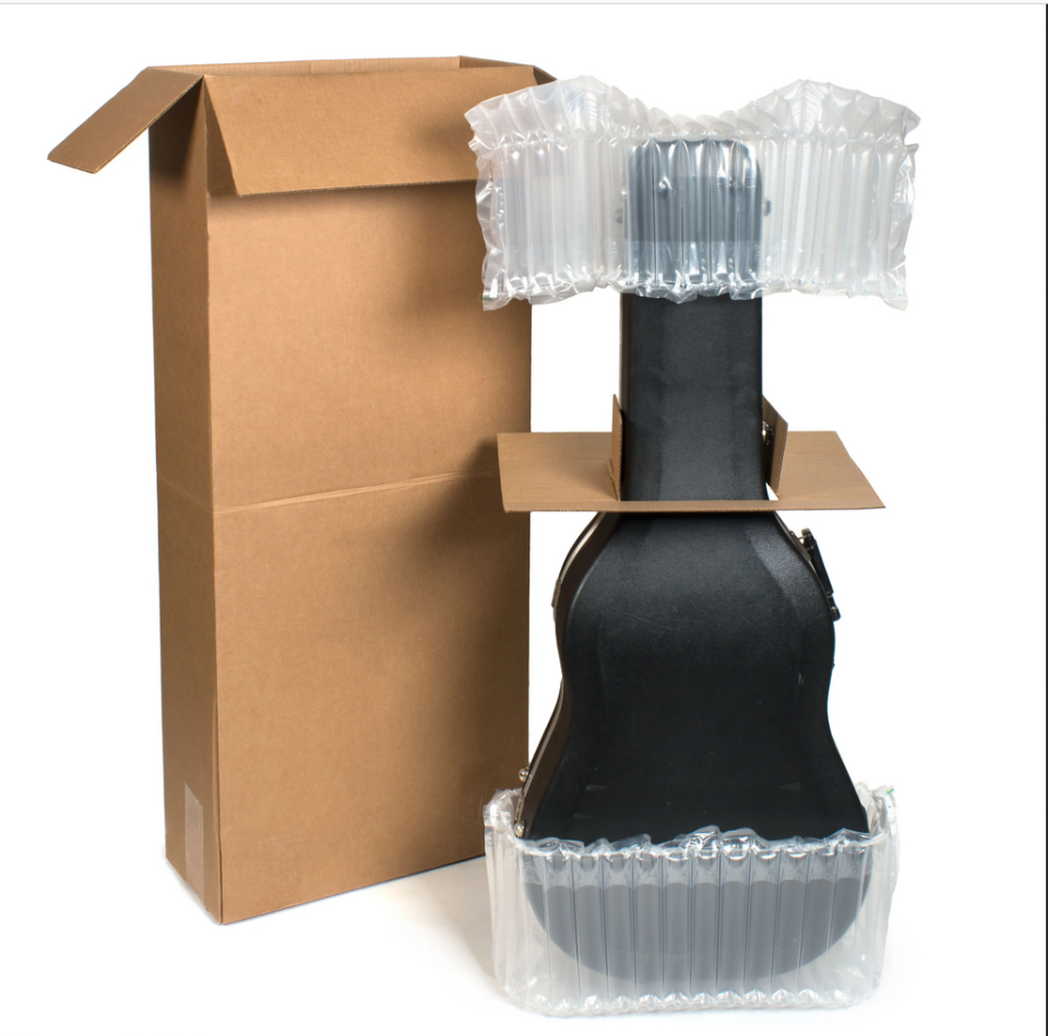 Sistema de embalaje Stewmac para guitarras acústicas