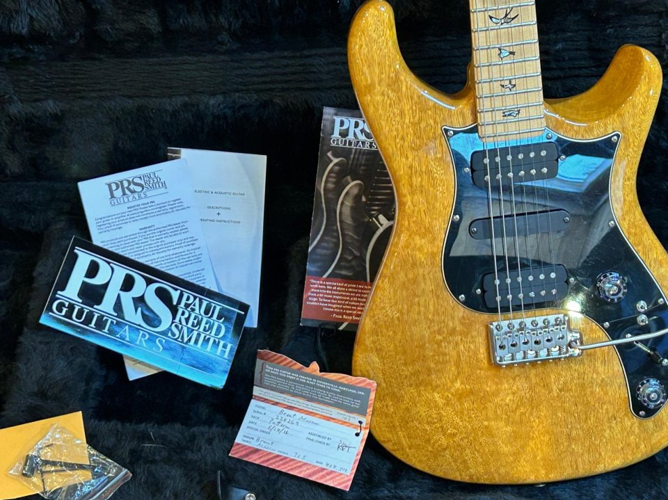 PRS Brent Mason signature 2016 - Korina natural, Strat.