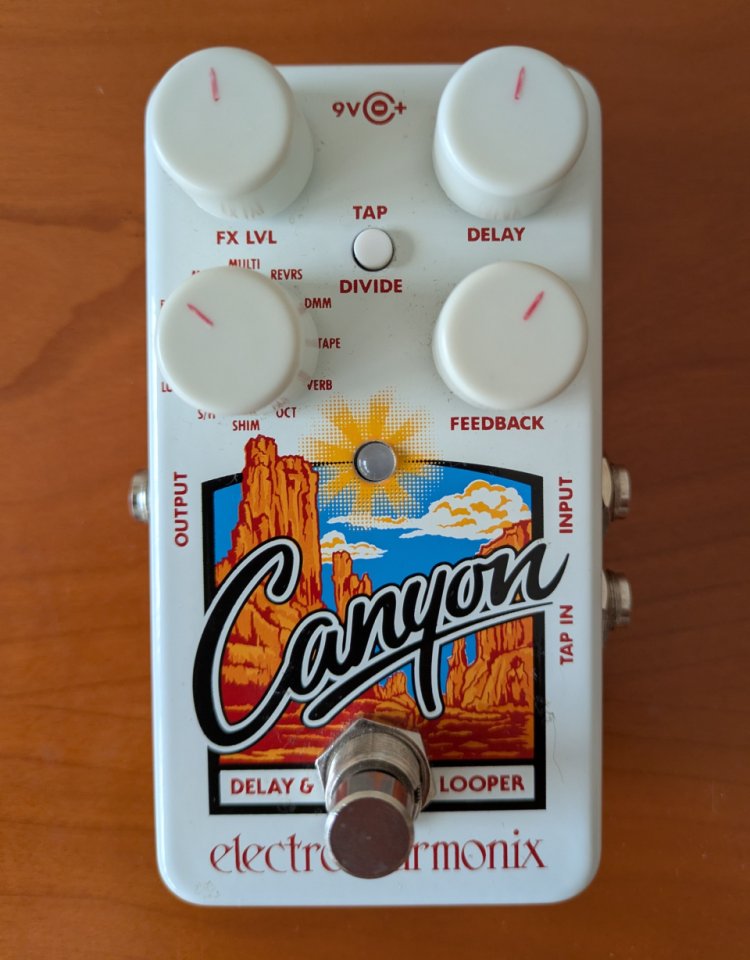 Delay Looper Electro Harmonix Canyon