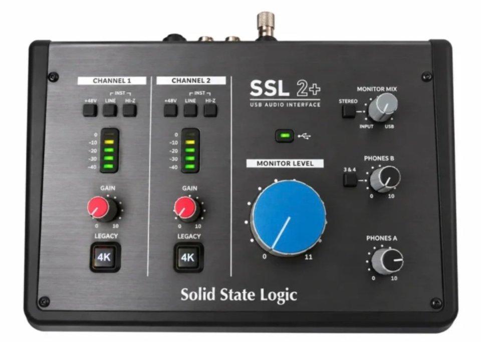 Interfaz de Audio USB Solid State Logic SSL2+ de segunda mano · Madrid · 175 €