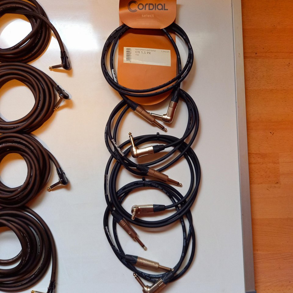 Cables de audio, instrumento, TS, Otros