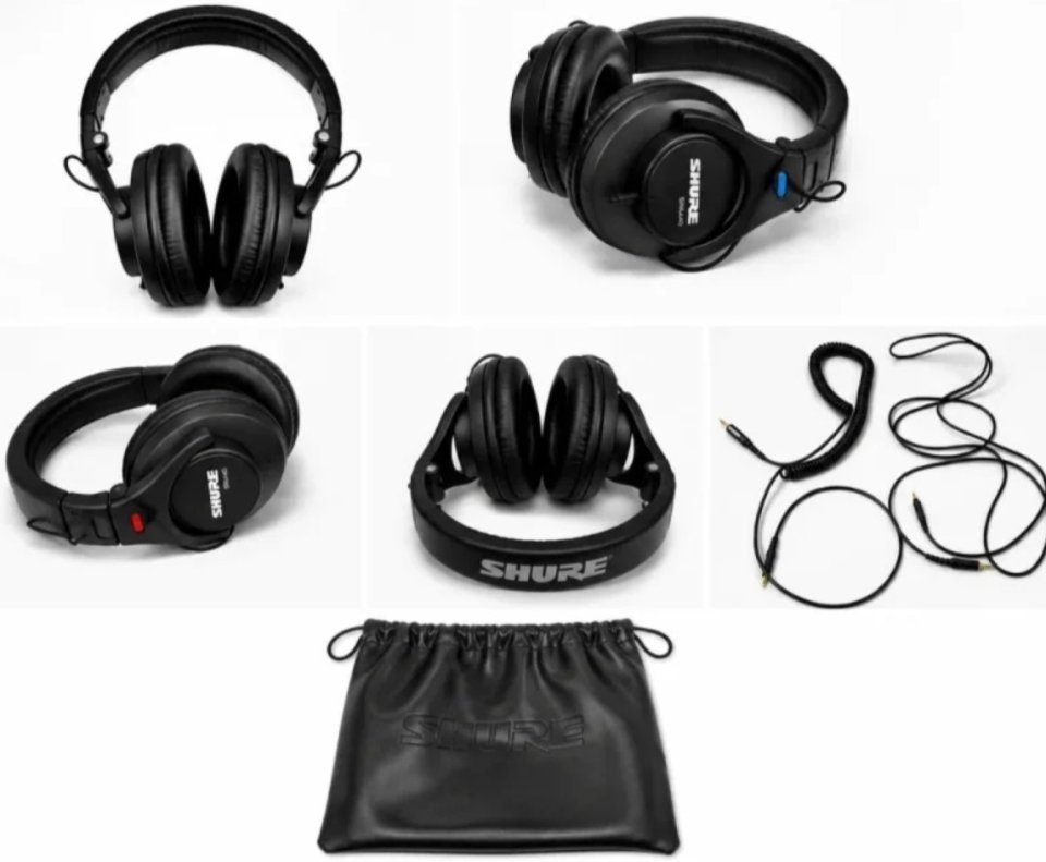Auriculares Shure SRH440 + funda + dos cables de segunda mano · Madrid · 65 €