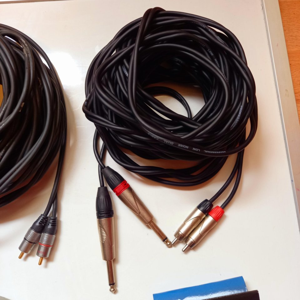 Cables de audio, instrumento, TS, Otros