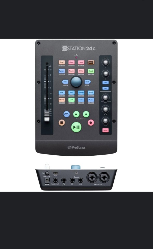 Controlador DAW Presonus iostation 24c
