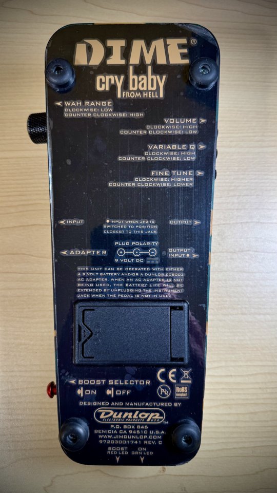 Dunlop Crybaby Dime From Hell Pedal