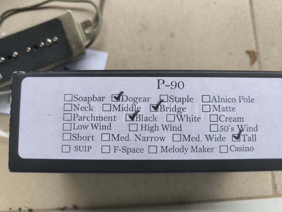 Lollar p90 Dogear puente ¡Encío incluido!