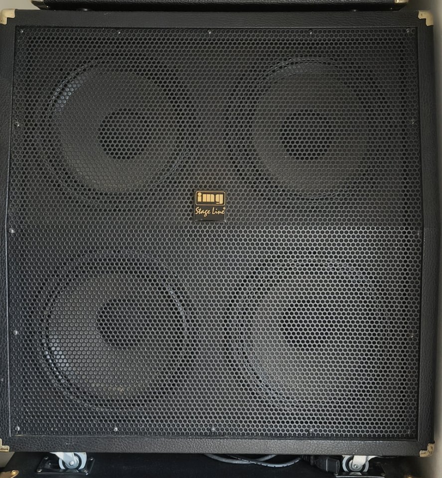 Full Stack: Cabezal válvulas IMG Stage Line GAT-100R (100W) + Pantalla 4x12 de segunda mano · Foto 4 de 5 · Girona · 350 €