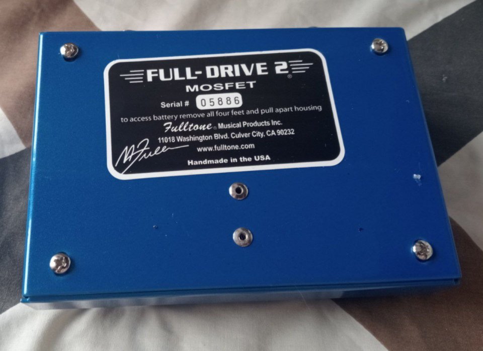 Fulltone Fulldrive 2 Mosfet