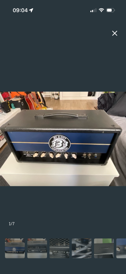 Cabeza de amplificador Jet City JCA20H con modificación Depth de segunda mano · Foto 1 de 3 · Asturias · 275 €