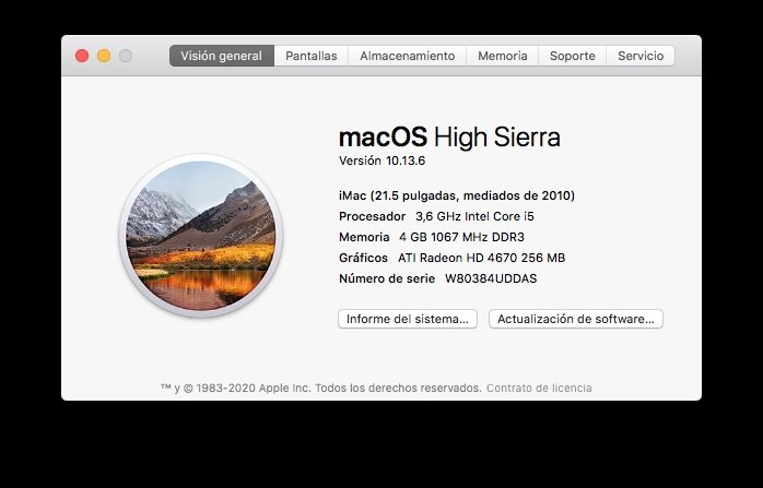 iMac de mediados de 2010