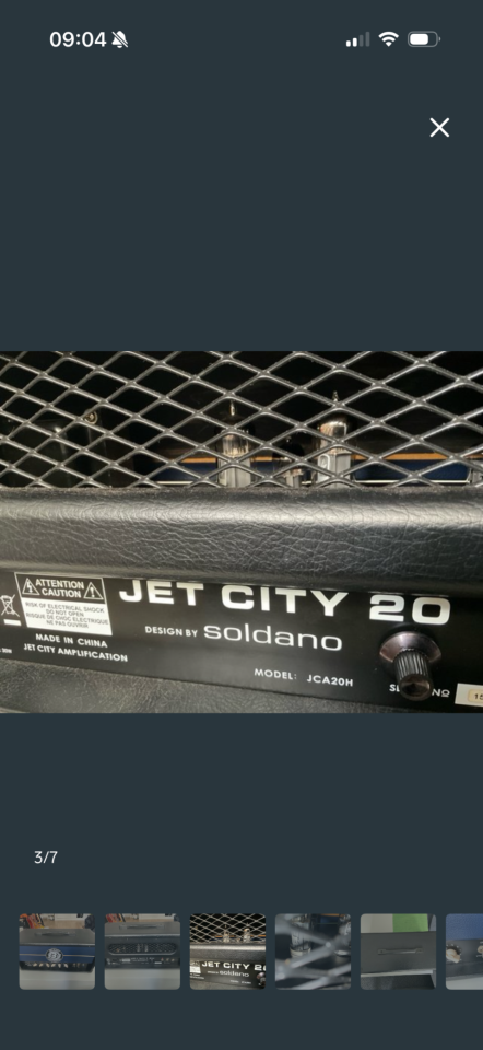 Cabeza de amplificador Jet City JCA20H con modificación Depth de segunda mano · Foto 2 de 3 · Asturias · 275 €