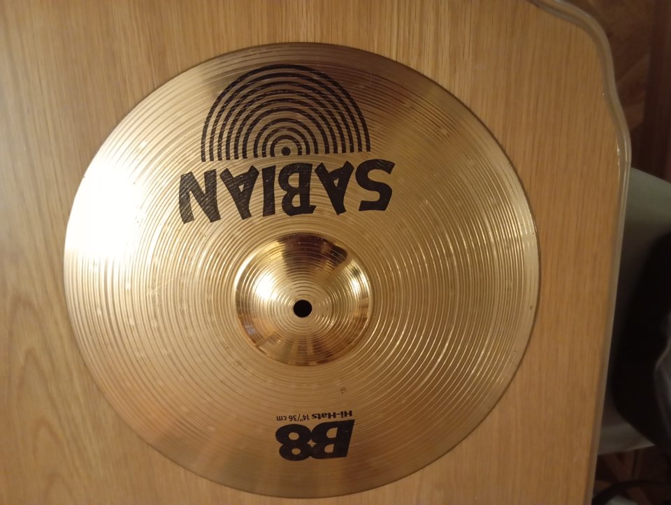 Hi Hats Sabían B8 16 pulgasas