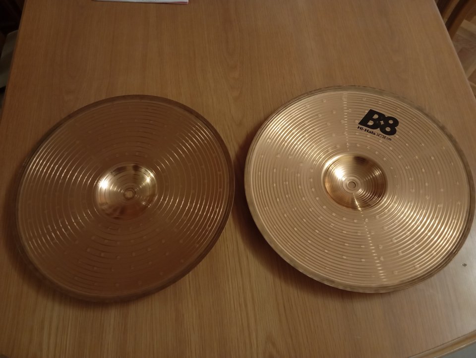 Hi Hats Sabían B8 16 pulgasas