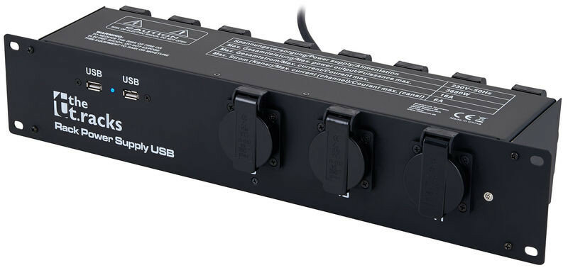 Regleta Rack 19” + USB