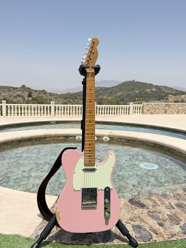 Fender Custom Shop Designed Telecaster - Shell Pink - Nitro - CON MEJORAS de segunda mano · Foto 3 de 8 · Murcia · 900 €