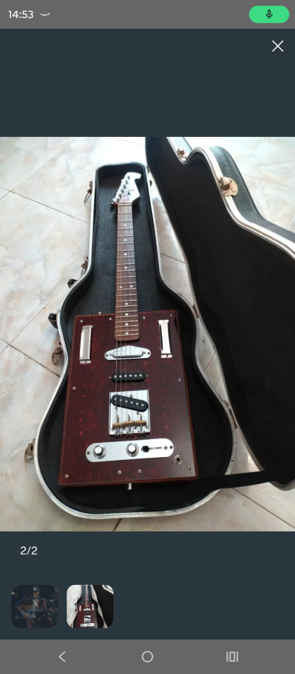 Guitarra homenaje a Bo Didley de segunda mano · Illes Balears · 300 €