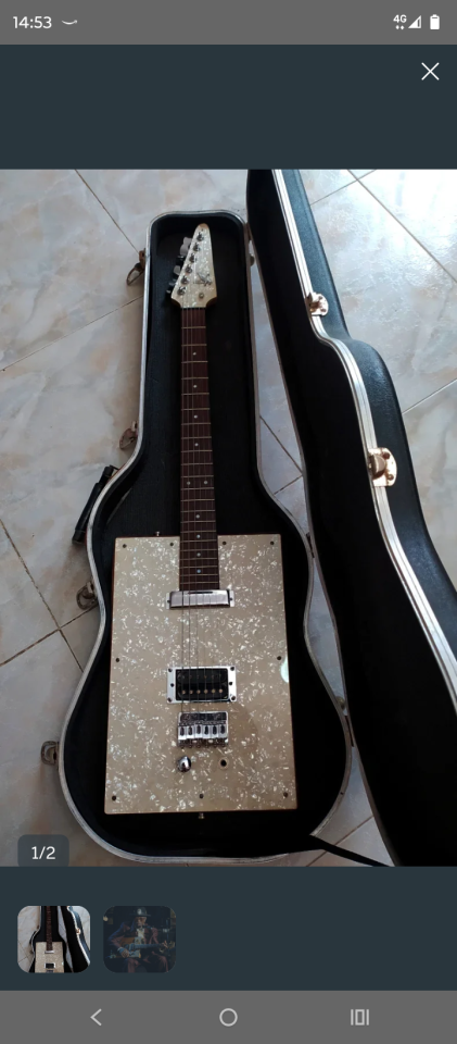Guitarra homenaje a Bo Didley de segunda mano · Illes Balears · 300 €