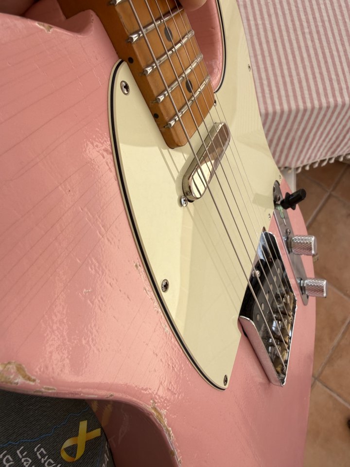 Fender Custom Shop Designed Telecaster - Shell Pink - Nitro - CON MEJORAS de segunda mano · Foto 8 de 8 · Murcia · 900 €