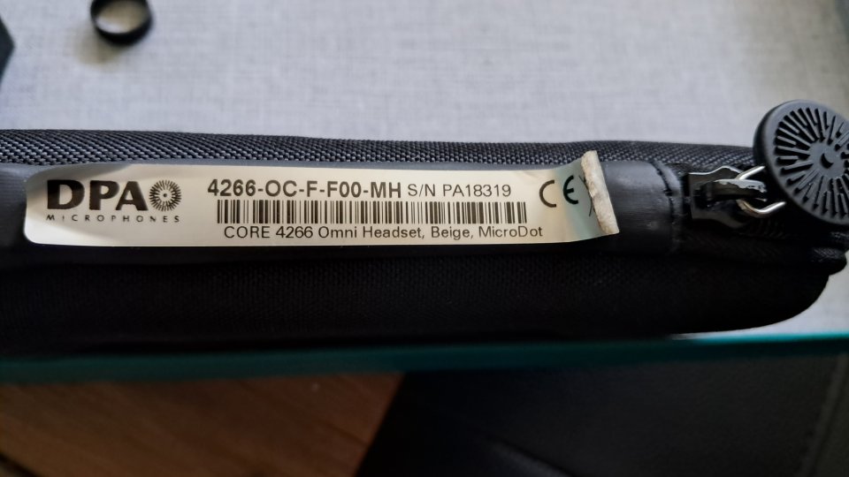 Micrófono de Diadema DPA 4266 Omni de segunda mano · Foto 4 de 4 · Barcelona · 495 €