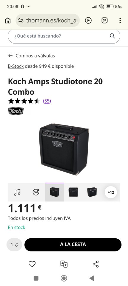 Koch Studiotone 20W de segunda mano · Foto 6 de 6 · Barcelona · 650 €