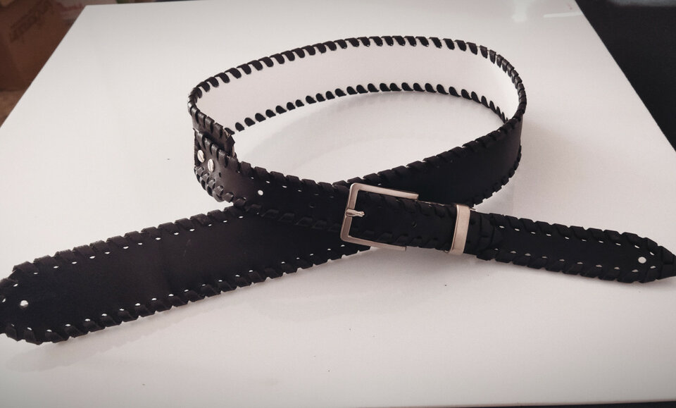 Correa de cuero NUEVA reversible