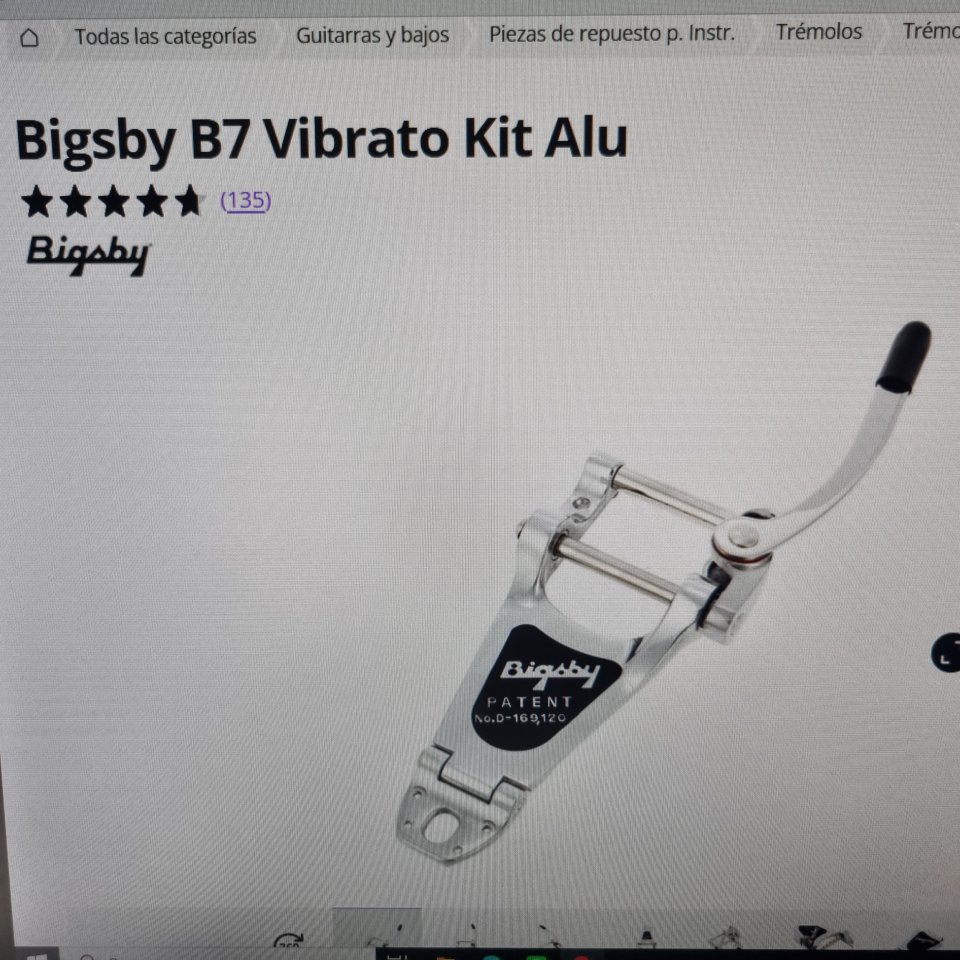 Bigsby B7 + Vibramate V7 + String spolier + Puente ABM roller de segunda mano · Foto 2 de 5 · Málaga · 250 €