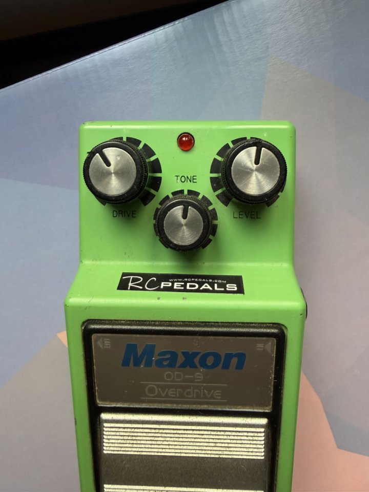 Maxon OD9 Japan RC Pedals Mod