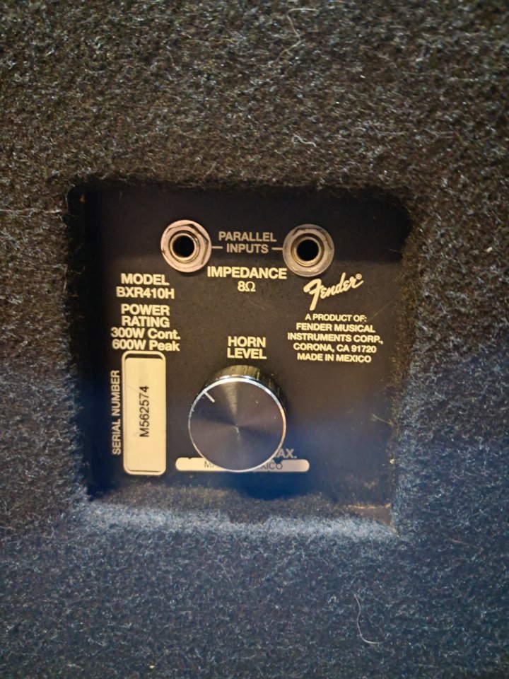 Pantalla de bajo eléctrico Fender 4x10