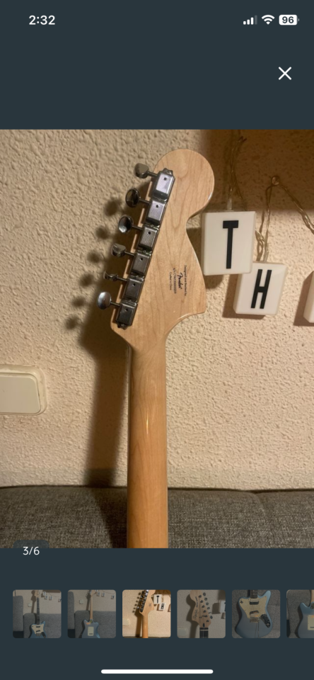 Guitarra Squier Supersonic