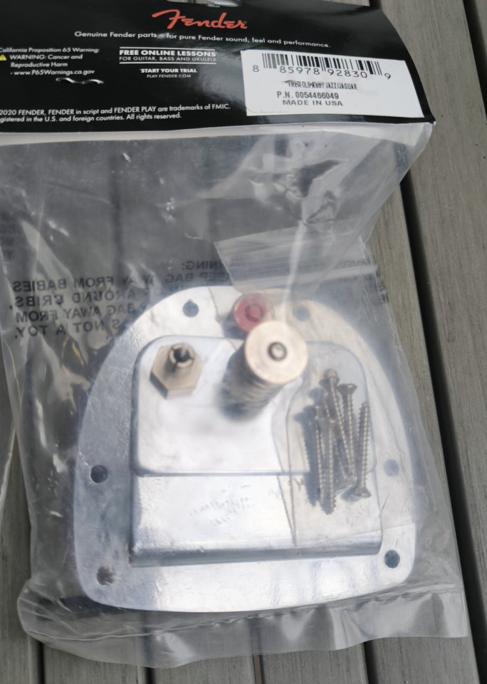 Tremolo y palanca Fender American Vintage Jaguar/Jazzmaster ¡NUEVO!