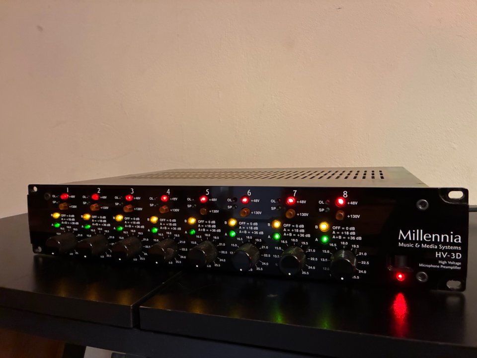 Millennia HV-3D Preamp 8 Canales