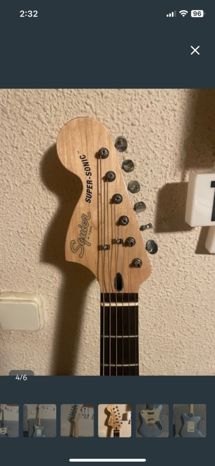 Guitarra Squier Supersonic