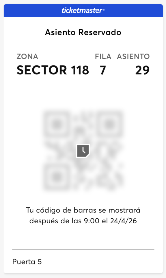 Entradas El Ultimo de la Fila, Barcelona 3 de mayo de segunda mano · Foto 1 de 2 · Girona