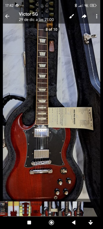 Gibson SG made in usa de segunda mano · Foto 7 de 8 · Valencia · 1200 €