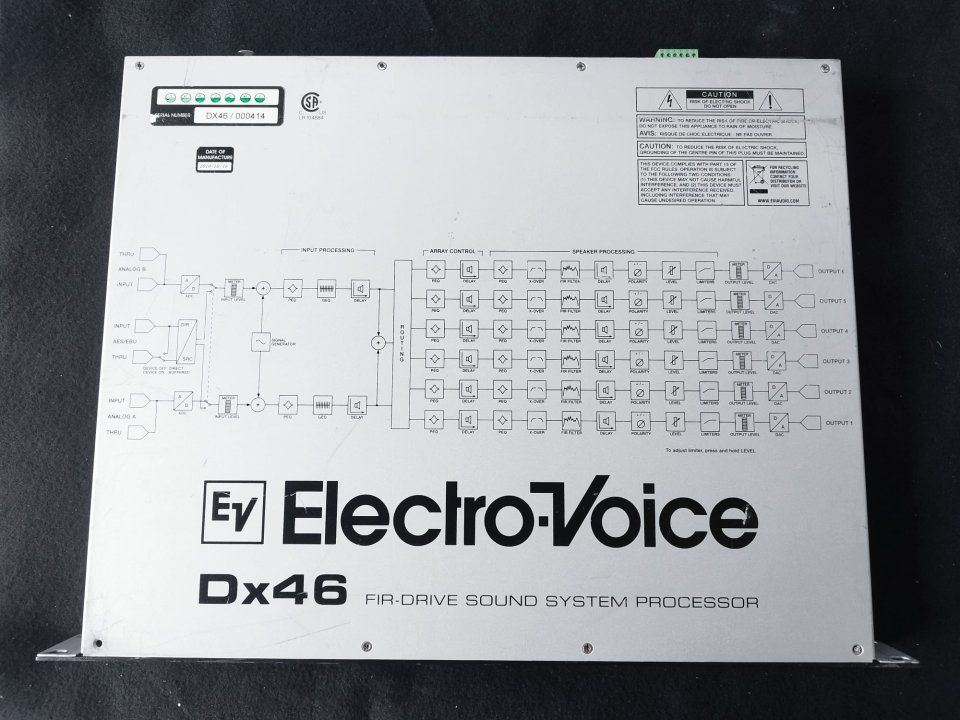 Electro-Voice DX46 FIR-Drive Sound System Processor