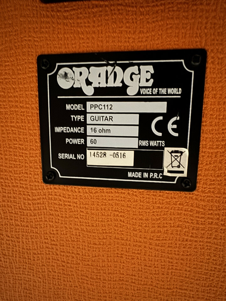 Orange Rocker Terror 15 + Pantalla Orange PPC112 de segunda mano · Foto 4 de 5 · Alicante · 800 €