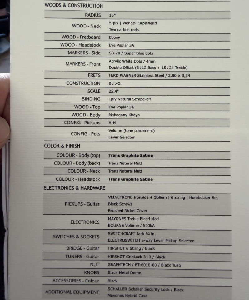 Mayones duvell elite  6 ( también cambio )