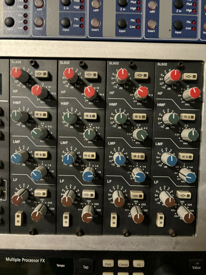 Solid State Logic Racked 4x SSL SL505 & 4x SL502
