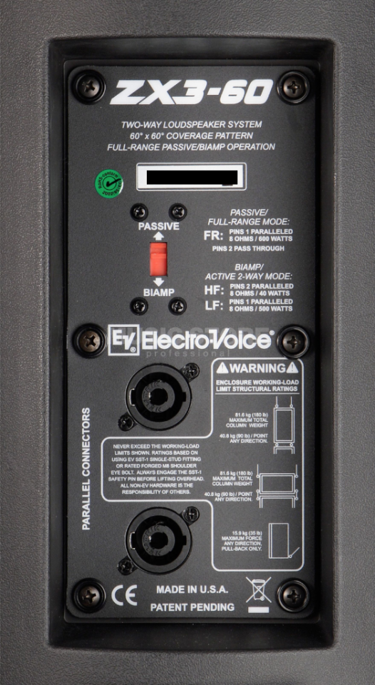 ELECTRO VOICE ZX3 60 de segunda mano · Foto 3 de 3 · Barcelona · 240 €