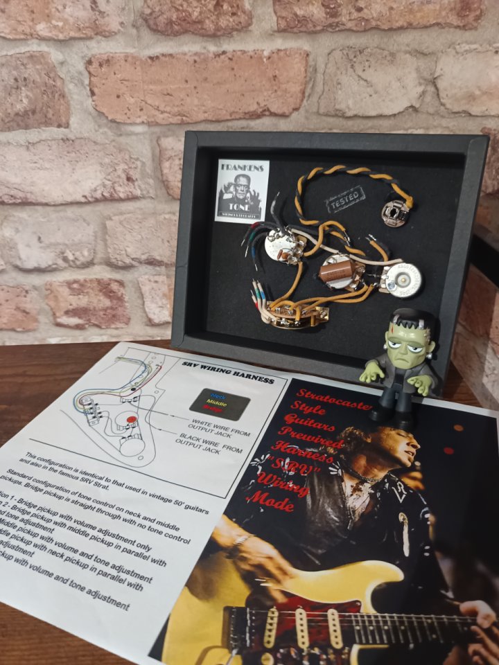 Arnes precabledo para guitarra STRATOCASTER modo SRV de segunda mano · Foto 1 de 7 · Bizkaia · 100 €
