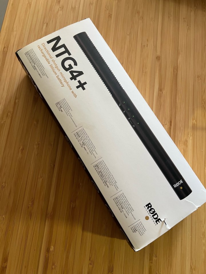 Rode NTG4+ con suspensión SM4-R, todo casi nuevo