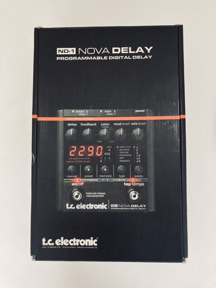 Pedal TC Electronic ND-1 Nova Delay