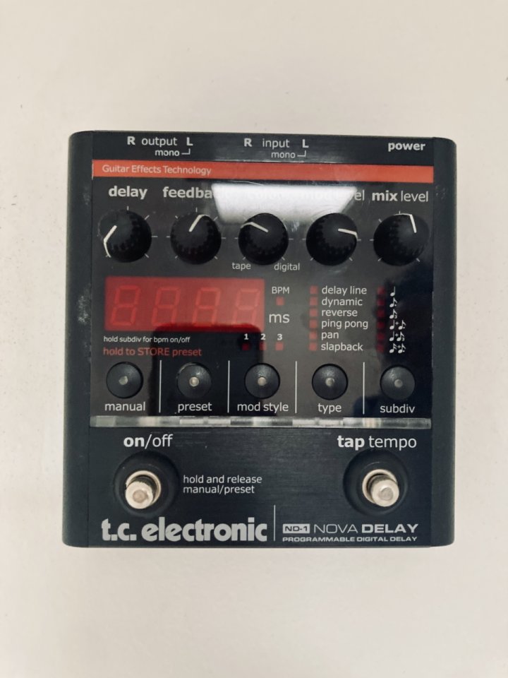 Pedal TC Electronic ND-1 Nova Delay