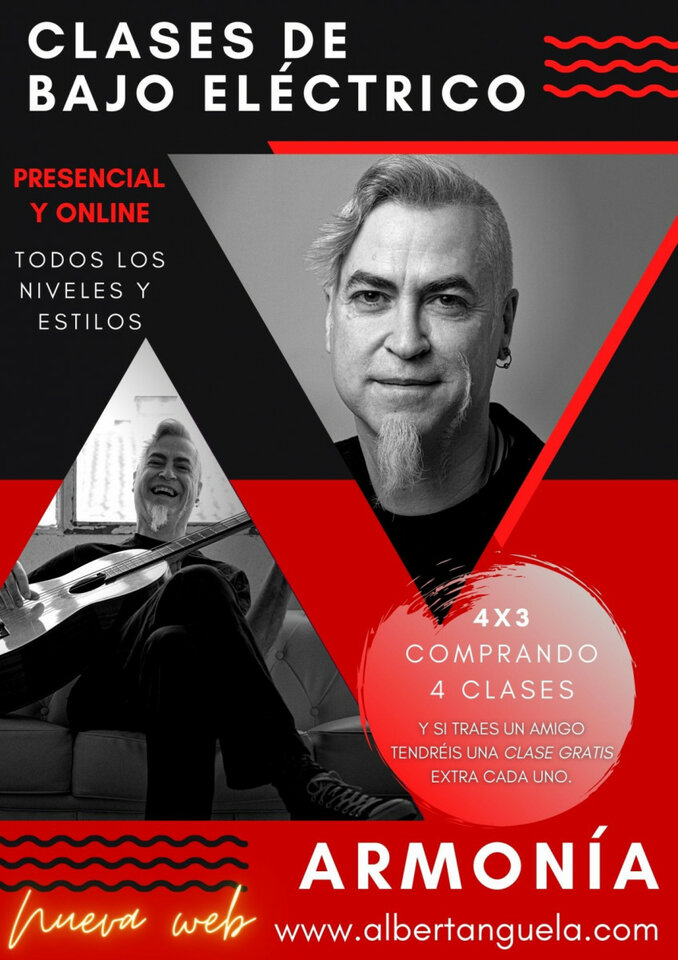 Clases de BAJO ELÉCTRICO y Armonía
